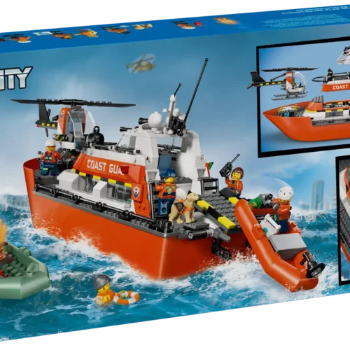 LEGO®  City Coast Guard Rescue Boat & Helicopter - Image 3